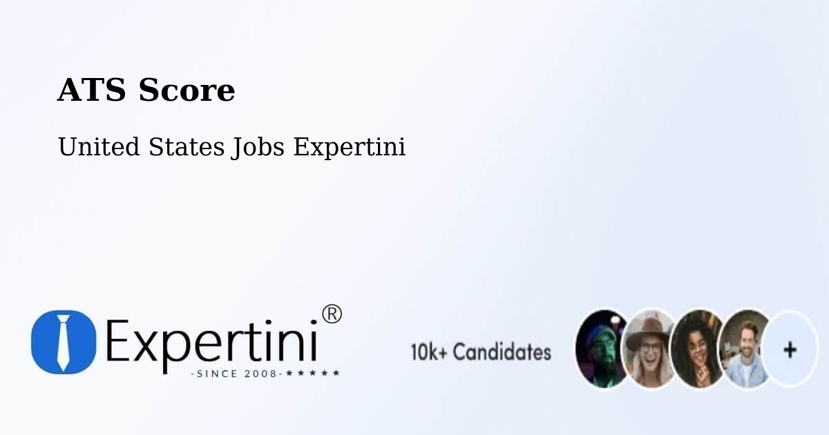 Resume ATS Score & Job Description Match Tool – Bar Nunn - United States Jobs Expertini