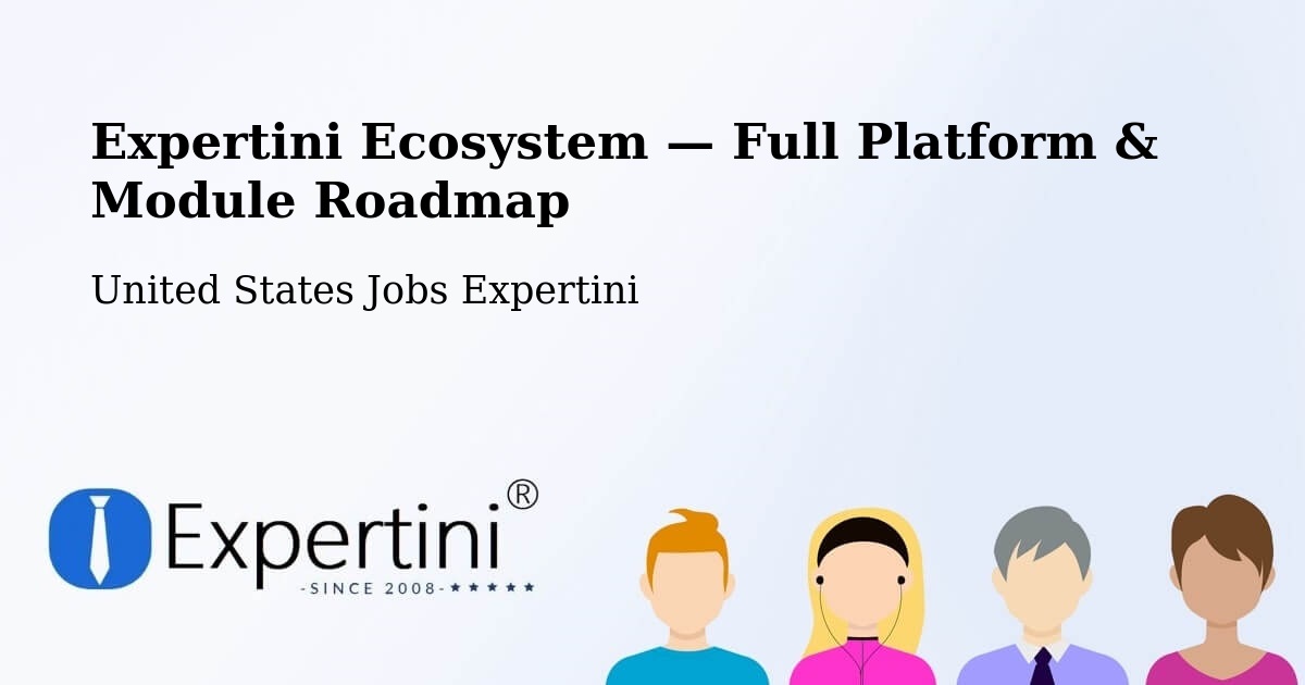 Expertini Ecosystem — Full Platform & Module Roadmap – Bar Nunn